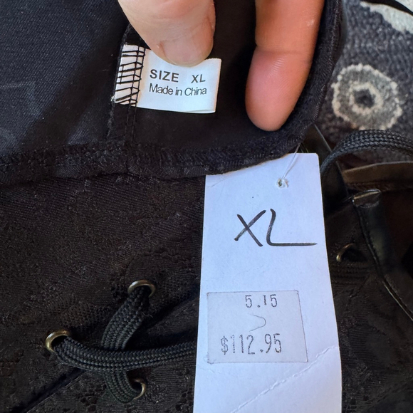 Costume, Masquerade, Steampunk Lace Corset, Sexy Halloween Wig, Women’s Bundle - Picture 7 of 13